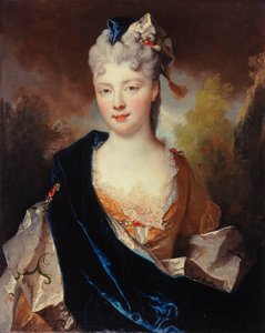 Portrait de Marie Anne de Bourbon-Condé 1678-1718, duchesse de Vendôme, 1714 - Nicolas Largillière de