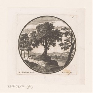 Vue sur des arbres le long de l