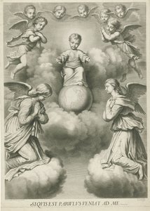 Enfant Jésus comme Salvator Mundi - Nicolas Pitau (I)