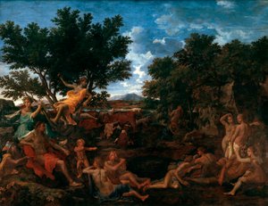 Apollon, amant de Daphné - Nicolas Poussin