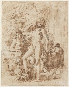 Bacchus et Érigone - Nicolas Poussin