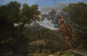 Orion aveugle cherchant le soleil levant, 1658 - Nicolas Poussin