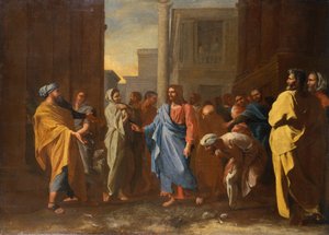 Le Christ et la femme adultère - Nicolas Poussin