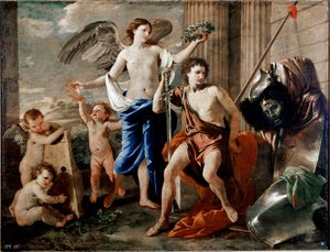 Le triomphe de David - Nicolas Poussin