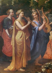 Hyménaios déguisé en femme lors d