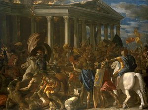 La destruction du temple de Jérusalem - Nicolas Poussin