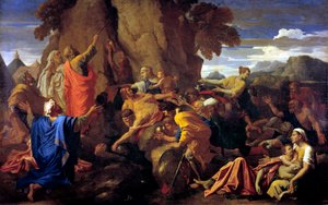 Moïse frappant le rocher, 1649 - Nicolas Poussin