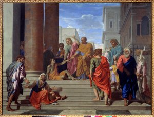 Saint Pierre et Saint Jean guérissant le boiteux - Nicolas Poussin