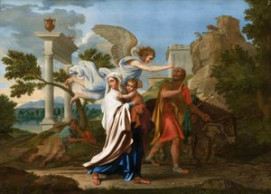 La fuite en Égypte, vers 1657