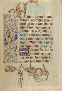 Page de texte décorée - Nicolas Spierinc