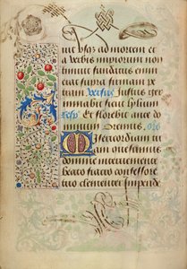 Page de texte décorée - Nicolas Spierinc