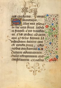 Page de texte décorée - Nicolas Spierinc