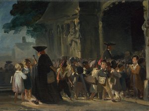 Enfants à la porte d