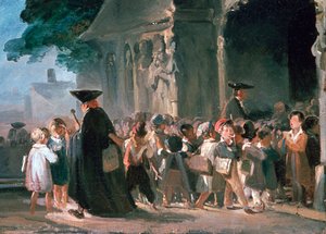 Enfants à la porte d