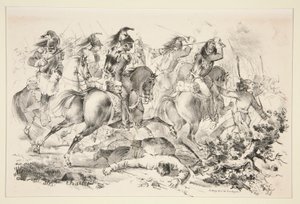 Charge des cuirassiers - Nicolas Toussaint Charlet