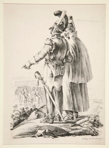 Deux Cuirassiers à pied - Nicolas Toussaint Charlet