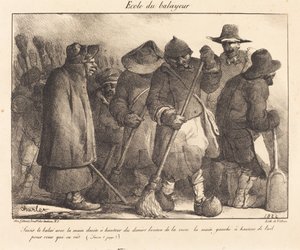 École du balayeur - Nicolas Toussaint Charlet