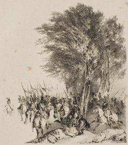 Lanciers en marche - Nicolas Toussaint Charlet
