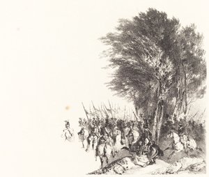 Lanciers en marche - Nicolas Toussaint Charlet