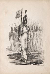 Costumes militaires : Carabinier sergent, guide général - Nicolas Toussaint Charlet