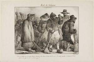 École pour balayeurs de rue - Nicolas Toussaint Charlet
