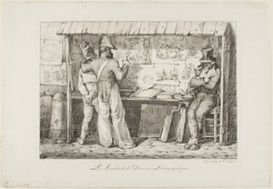 Le vendeur de lithographies - Nicolas Toussaint Charlet