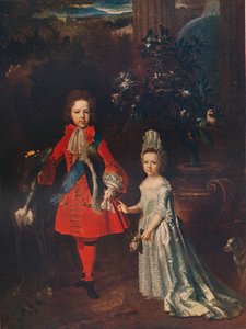James Francis Edward Stuart, Louisa Maria Theresa Stuart - Nicolas de Largillière