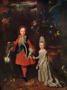 James Francis Edward Stuart 1688-1765, Louisa Maria Theresa Stuart 1692-1712, 1695, 1915 - Nicolas de Largillière