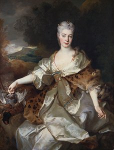 Portrait de la comtesse de Noirmont en Diane - Nicolas de Largillière