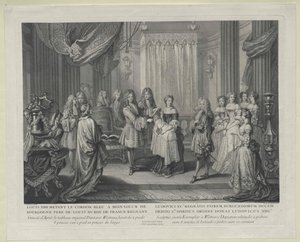 Roi de France Louis XIV - Nicolas de Larmessin