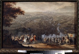 La bataille de Poltava (Pultawa) le 27 Juin 1709 (The Battle of Poltava on 27 June 1709). La bataille oppose l