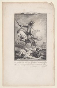 Chant 22, Strophe 86, de Orlando Furioso, 1772