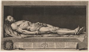 Le corps du Christ dans le sépulcre - Nicolas de Platte Montagne