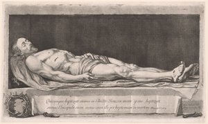Le Christ Mort Gisant dans le Sépulcre - Nicolas de Plattemontagne