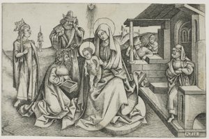 Adoration des Mages - Nicolaus Alexander Mair von Landshut