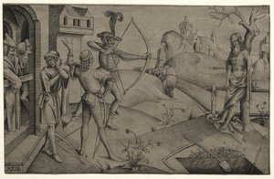 Les Fils du Roi Tirant sur le Corps de leur Père Mort