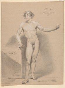 Homme nu debout, vu de face (2e prix 1796)