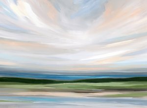 Paysage abstrait serein - Nicole Walsh