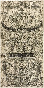 Panneau ornemental : Victoria Augusta - Nicoletto da Modena