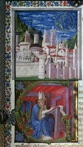 Saint Augustin écrivant - Nicolo Polani