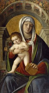 Panneau de triptyque avec Madone et Enfant, 1490-1500 - Nicolo Rondinelli