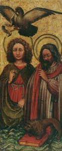 Les évangélistes Jean et Marc - Niederländischer Maler