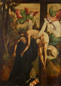 Vision de saint Bernard - Niederösterreichischer Maler (Umkreis Meister von Pulkau)