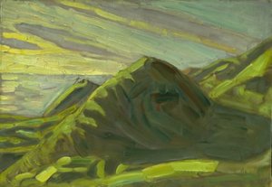 Falaises à Røsnæs. Soir - Niels Larsen Stevns