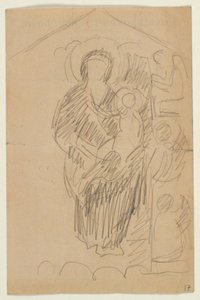 Copie de la Vierge couronnée avec l