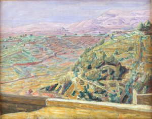 Vue de la place du château, Cagnes - Niels Larsen Stevns
