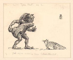 Illustration de Le gros chat