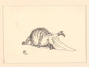Illustration pour Le gros chat - Niels Skovgaard