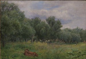 Pile dans un pré près de Nysø - Niels Skovgaard
