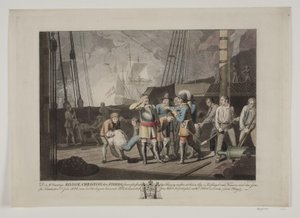 Christian IV dans la bataille navale de Femern, 1644 - Niels Truslew